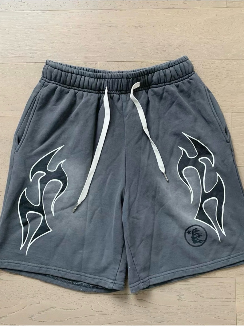 Grey hellstar shorts